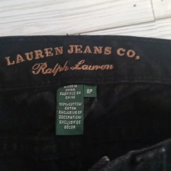 Lauren Ralph Lauren women's black studded jeans classic straight size 8P.. - Picture 7 of 10